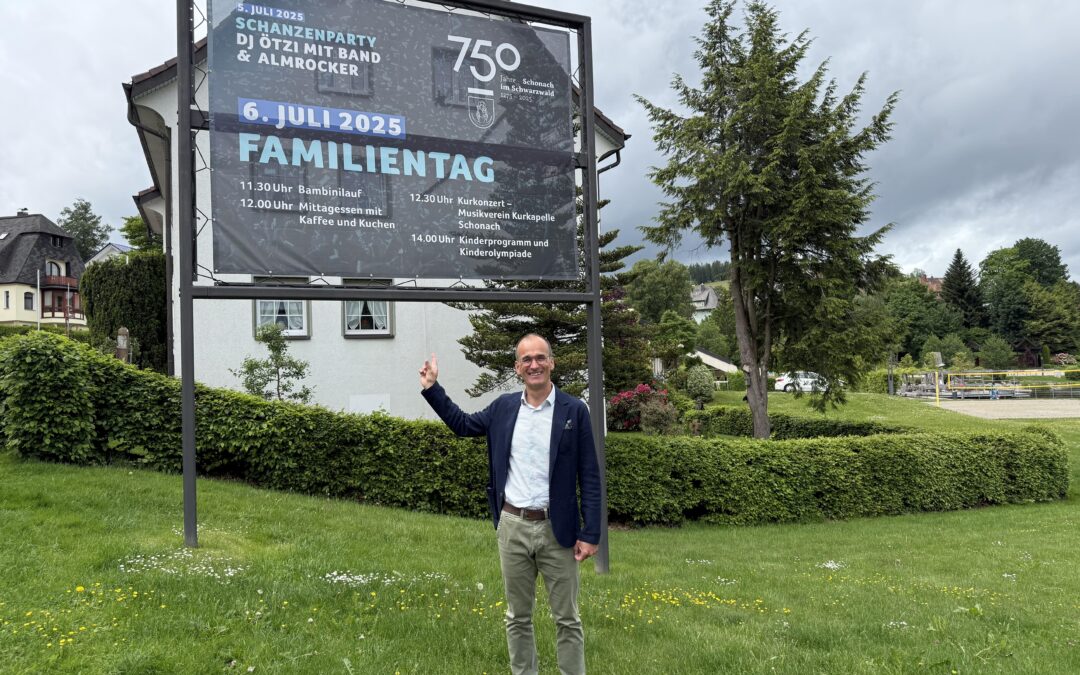 750 Jahre Schonach – Jubiläumswochenende an der Langenwaldschanze am 5. und 6. Juli 2025
